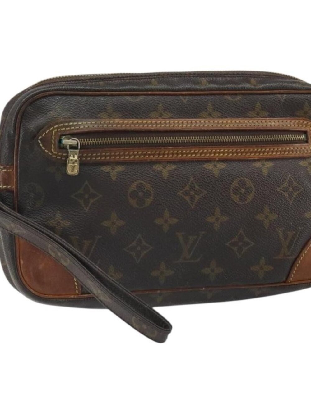 LOUIS VUITTON Monogram Marly Dragonne GM Clutch Bag M51825 LV Auth BA10160